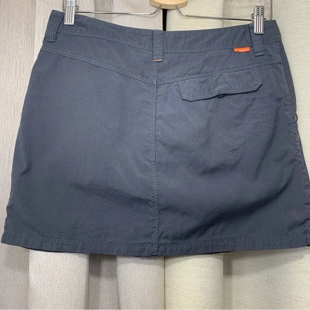 Icebreaker Destiny Skirt Gray Sz 28 Merino Organic Cotton A line Casual Sporty - Picture 14 of 15